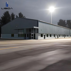 防火钢结构车间建筑夹芯板墙可定制预制工厂 - Product Image 6