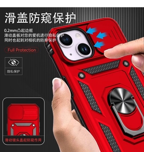 Supporto per anello con finestra scorrevole antiurto custodia cellulare di lusso per <span class=keywords><strong>iPhone</strong></span> 15 14 13 11 <span class=keywords><strong>12</strong></span> Plus <span class=keywords><strong>Pro</strong></span> Max XS XR X 7 8 Case - Product Image 5