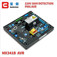 Generador BaoChai Avr para generador regulador de voltaje automático trifásico 220V 100kva 150kva estabilizador de electricidad de potencia MX341