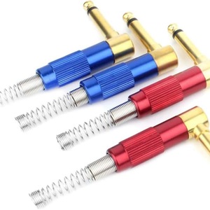 Conector de Micrófono Mono de 2 Pines con Enchapado en Oro de 6.35mm en Ángulo Recto para Equipos de Audio. - Product Image 3