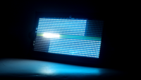 Projecteur stroboscopique LED 280W 8+8 segments KM-ST21225 RVB avec fonction Wash et Flash DMX512 RDM pour DJ, discothèque, scène et soirée