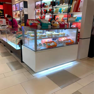 Geling Cake Showcase Panadería Vitrina Gabinete Congelador <span class=keywords><strong>Candy</strong></span> Display Refrigerador - Product Image 5