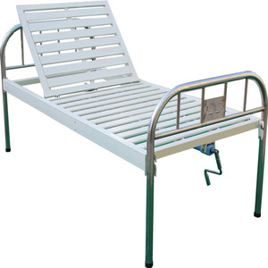 Cama de <span class=keywords><strong>Hospital</strong></span> Manual Económica con Estructura Metálica y 3 Años de Garantía para Cuidado de Pacientes - Product Image 5