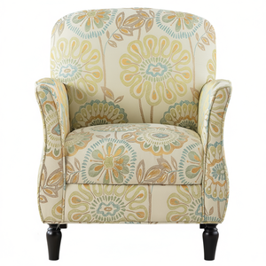 Sedia da Soggiorno in Tessuto Stile Contemporaneo con Schienale Solido per Arredamento Casa - Product Image 1