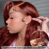 Perruque Lace Front 13x4 en Cheveux Indiens Vierges Naturels, Haute Densité, Brun Chocolat, Bouclés Souples, Dentelle Transparente, Sans Colle