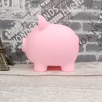 Tirelire Cochon de Noël en Forme de Dessin Animé, Petite Boîte à Monnaie pour Enfants, Jouet de Rangement, Décoration Maison, Boîte d'Épargne pour Enfants