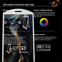Reproductor de señalización digital LED para interiores y exteriores, batería extraíble, pantalla de bienvenida para tiendas minoristas IP65, centros comerciales, bienvenida OEM
