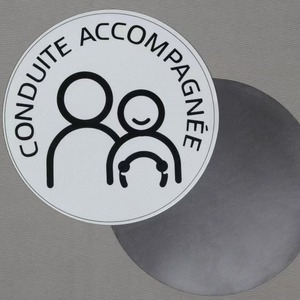 Autocollant double magnétique pour voiture <span class=keywords><strong>Stage</strong></span> réfléchissant transfrontalier et novice accompagnant la conduite Autocollant ventouse - Product Image 5