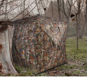 Carpa Portátil de Camuflaje para 2-3 Personas, Impermeable, Transpirable y Resistente, para Todas las Estaciones, para Campamento, Pesca y Observación de Aves - Product Image 3