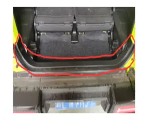 2020 JIMNY ACCESSORIES Rear bumper scuff plate for Suzuki Jimny JB74 JB64 2018-2021