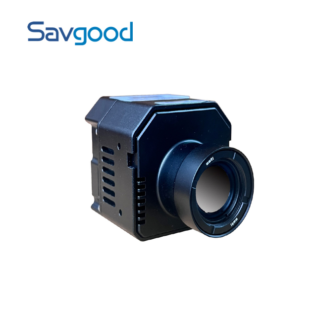 640x512 Drone 8x High Sensitivity 12um Fire Detection 19mm Fixed Lens Thermal Imaging Lightweight Network Analog Camera Module