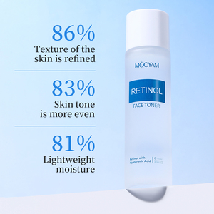 Tonique Visage MOOYAM Végan Éclaircissant au Rétinol, Vitamine C et Acide Hyaluronique – Hydratant, Régénérant et Antioxydant en Marque Privée - Product Image 3