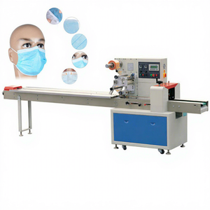 เครื่องบรรจุภัณฑ์แบบหมอนความเร็วสูงอัตโนมัติประหยัดพลังงาน Lerford สำหรับบรรจุภัณฑ์อาหารและหน้ากากอนามัย 220V รับประกัน 1 ปี - Product Image 1