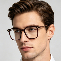Montures de lunettes optiques en gros : Combinaison métal et acétate avec charnière métallique de qualité