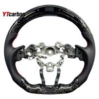Volant en fibre de carbone véritable YTcarbon pour Abarth Fiat 124 MX5, accessoires intérieurs de voiture, modification style racing, personnalisé.
