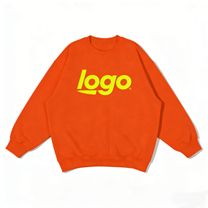 批发定制徽标男女通用圆领运动卫衣，基本款抓绒促销队服，适合啦啦队、舞蹈、体操和学校精神活动 - Product Image 1