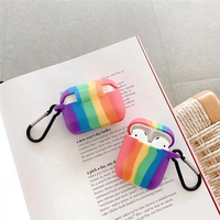 Étui de protection étanche en Silicone, souple, arc-en-ciel, pour pods Apple ir, accessoires, offre spéciale, nouveauté, 2021