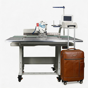 Machine à coudre automatique programmable pour cuir, point noué informatisé, moteur central - Product Image 1