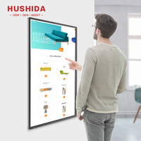 Afficheur numérique LCD Android 21 32 43 50 55 65 pouces 1920X1080P 4K, écran tactile portable, moniteur mural pour affichage publicitaire en magasin