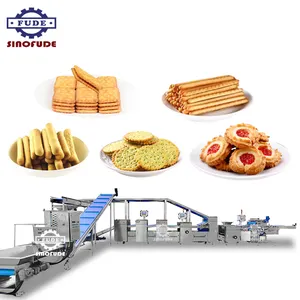 Mesin pembuat biskuit otomatis dengan energi, mesin lini produksi biskuit kecil, biskuit, mudah menghemat energi