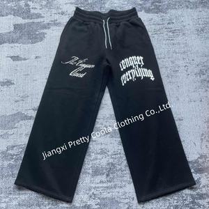 MP592 personalizado 100% algodón pantalones de chándal de pierna ancha para <span class=keywords><strong>mujer</strong></span> logotipo <span class=keywords><strong>roto</strong></span> pantalones de serigrafía casuales para <span class=keywords><strong>mujer</strong></span> - Product Image 1