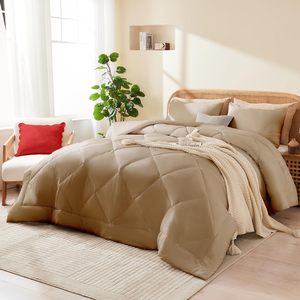 2025 Hot Bán 100% Polyester Chống-Bụi Quilt Phong Cách Đơn Giản Comforter Với Trinh Nữ Sợi Rỗng Làm Đầy 5 Sao Xem Xét Bộ Đồ Giường - Product Image 2