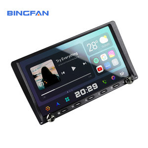 9インチユニバーサルAndroidラジオオートDVDプレーヤー2 + 32GBカーステレオGPSナビゲーションボタンとノブ付きCarplay BT WIFI - Product Image 2