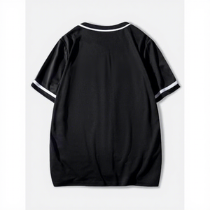 เสื้อเบสบอลแบบซับลิเมชั่น แห้งเร็ว ระบายอากาศได้ดี พิมพ์โลโก้ตามสั่ง ขายส่ง ไซส์ใหญ่สำหรับทุกเพศ กระดุมเต็มตัว ผลิตจากโพลีเอสเตอร์ - Product Image 2
