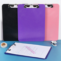 Carpeta de Archivo A4 WEISHENG con Brillo, Portapapeles de Plástico Portátil Colorido para Oficina, Portapapeles de Escritura de PP Personalizado