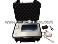Compteur de particules d'huile portable HOPU ISO4406 NAS1638 Testeur de pureté de l'huile