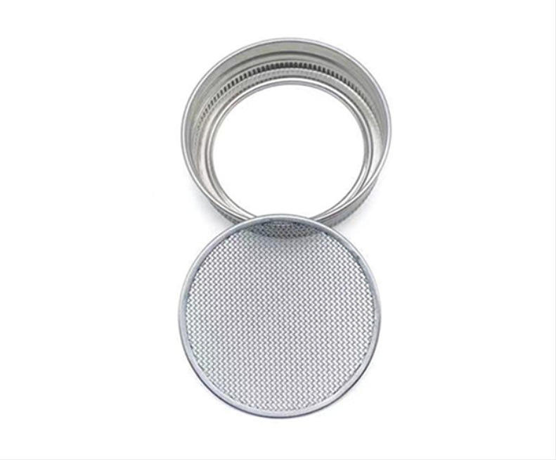 Tapa plateada de 70 mm