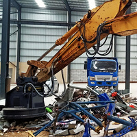 Imán Hidráulico de Elevación para Excavadora de 15 a 45 Toneladas, Accesorio para Excavadora Hidráulica, Imán Eléctrico de Elevación para Chatarra