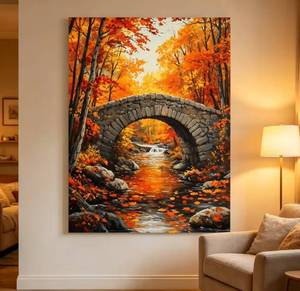 DIY Paint by Numbers Kit for Adults, <b>Framed</b> <b>Canvas</b> Oil Painting, Stress Relief Home Wall Decor Art Gift - Product Image 6