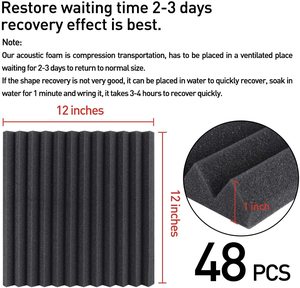 Fácil instalación a prueba de sonido panel acústico insonorizado paneles acústicos <span class=keywords><strong>comprar</strong></span> paneles acústicos - Product Image 6