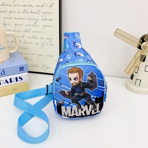 Dessin animé Cool Marvel chauve-souris fer Spider Man mort piscine sacs à bandoulière Nylon poitrine Pack étanche Messenger sacs pour garçons en gros - Product Image 4