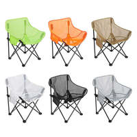Chaise de camping pliable légère et portable avec sac de rangement, en tissu Oxford durable, structure en fer, design moderne, pour la randonnée, les voyages et la pêche