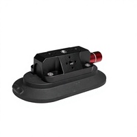 Ventouses ovales en alliage d'aluminium et silicone YuanYu, 3x6 pouces, souples et robustes, avec poignée en T, pour support de caméra de voiture, prix usine OEM/ODM