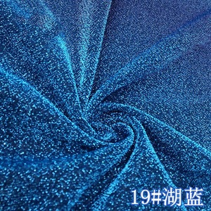 Tissu vert herbe métallisé, tissu <span class=keywords><strong>lurex</strong></span> transparent, tissu tricoté élastique pour robe de soirée femme - Product Image 2