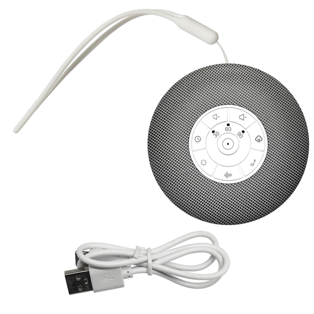 MC-220 Baby White Noise Machine ABS Material with LED Light BT Speaker and Night Light Audio Jammer & White Noise Generators