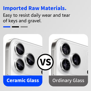 아이폰 <span class=keywords><strong>17</strong></span> Pro 용 휴대 전화 화면 보호기 휴대 전화 카메라 유리에 대한 깨지지 않는 유리 카메라 렌즈 - Product Image 5