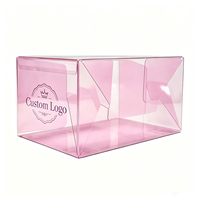 Emballage pliable transparent en PET de qualité alimentaire personnalisé pour la présentation de thé aux fruits, de boissons et les coffrets cadeaux