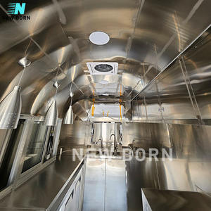 Op Maat Gemaakte Mobiele Hotdog Multifunctionele Foodkar Fast Food Truck Volledig Uitgerust Restaurant Street Pizza Food Trailer Snoep - Product Image 6