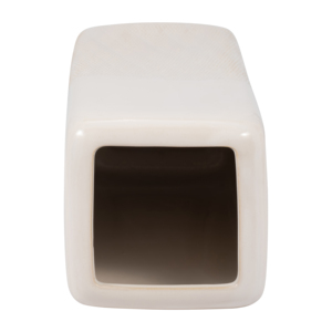 Vaso in Ceramica con Dettagli Scanalati, Vaso Decorativo Moderno per Centrotavola e Arredamento Casa - Product Image 5