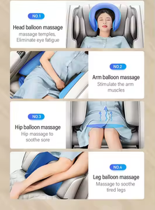 2025 mới nâng cấp 8D không trọng lực Ghế Massage nóng bán đầy đủ cơ thể cơ bắp thư giãn căng Con lăn thư giãn sâu - Product Image 5