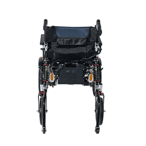 Dernier <span class=keywords><strong>fauteuil</strong></span> <span class=keywords><strong>roulant</strong></span> manuel <span class=keywords><strong>tout</strong></span>-<span class=keywords><strong>terrain</strong></span> pliable en fibre de carbone absorbant les chocs amélioré pour les BZ-6301X handicapées/âgées - Product Image 5