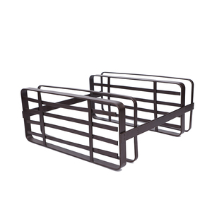 Scaffale da cucina a doppio strato <span class=keywords><strong>in</strong></span> <span class=keywords><strong>ferro</strong></span> <span class=keywords><strong>battuto</strong></span> stile giapponese, pratico porta condimenti e contenitore per la conservazione <span class=keywords><strong>in</strong></span> cucina - Product Image 5