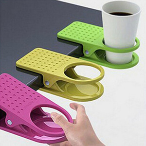 Tableside Cup Clip Holder 16x7.5x5cm Plastic Simple Style For Desk Use - Product Image 3