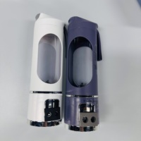 Multifunctionele USB oplaadbare draagbare blender sapcentrifuge roestvrij staal 304 messen ijsvergruizer zelfreinigend auto buitengebruik