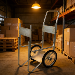 Carro moderno transicional para transportar leña de la pila a la chimenea, tamaño personalizado disponible, <span class=keywords><strong>que</strong></span> pasa por puertas estándar - Product Image 1