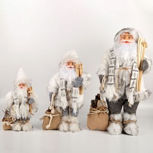 MAIMAI Pronto per la Spedizione Babbo Natale 30CM 45CM 60CM 90CM Statuette di Babbo Natale in Peluche Rosa Figurine Natalizie - Product Image 5